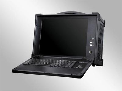 梟杰科技15寸下翻便攜式工控機XJ-6520M-R10 高清細節圖全方位展示