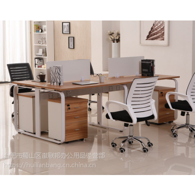 合肥定做板式隔斷辦公桌 簡約木質(zhì)組合工位桌 組合辦公桌卡座隔斷桌 屏風電腦桌銷售